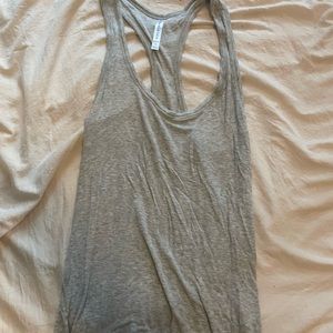 Fabletics grey workout tank top